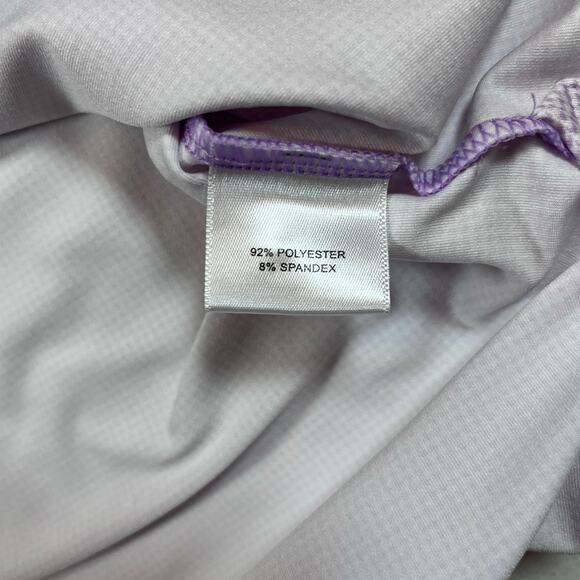Peter Millar Tour Fit Provo Golf Club Turks & Caico Polo Shirt Purple Men’s S Md - Picture 5 of 7